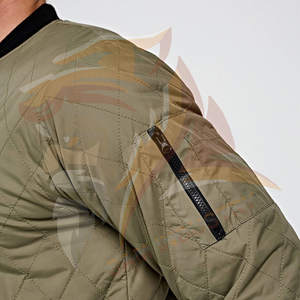 Blouson bomber léger pour homme avec fermeture éclair, coupe-vent et résistant à l'eau, design élégant, veste d'hiver - Product Image 4