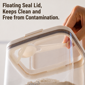 Kitchen storage <b>containers</b> Food Storage <b>Container</b> with <b>Lid</b> Transparent Dry Goods Bin for Rice - Product Image 5