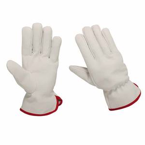 Guantes de Trabajo de Piel de Cabra de Alta Calidad, Guantes de Protección Industrial, Suaves y Cómodos, Resistentes a la Abrasión - Product Image 1
