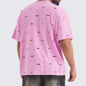 Low MOQ Men Acid Washed <b>T</b> <b>Shirts</b> Custom Vintage Men's Cotton Acid Wash <b>T</b>-<b>Shirt</b> Heavy Weight Acid - Product Image 4