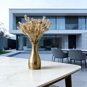 Customized Handmade Aluminium Tabletop Flower Vase For Home & Garden Decor Golden Flower Pots For Event And Wedding Centerpieces - Product Image 1