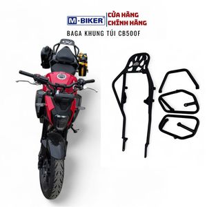 แร็คท้ายรถมอเตอร์ไซค์ M-Biker สำหรับ Honda CB500F พร้อมที่ยึดกระเป๋าข้าง อุปกรณ์ตกแต่งรถมอเตอร์ไซค์ - Product Image 3