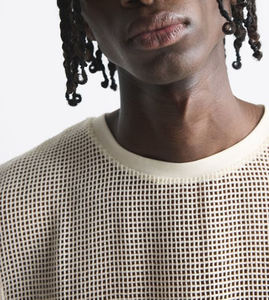 Camiseta sin mangas de malla transparente teñida para hombre, diseño personalizado al por mayor, con aberturas, fabricada por TRIOTAKE INDUSTRY - Product Image 3