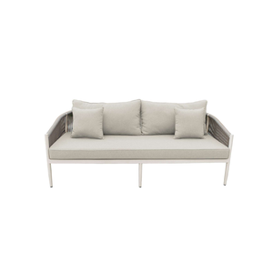 ชุดโซฟากลางแจ้ง 5 ที่นั่ง ทนทาน พร้อมโครงอะลูมิเนียมและงานสานหวาย - Product Image 3