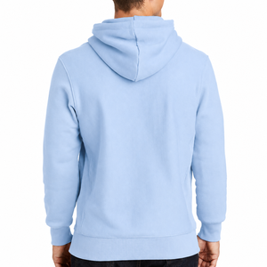 Sudadera con Capucha Unisex Personalizada, Color Azul Claro, con Cordón Ajustable, Bolsillo Tipo Canguro, Corte Regular, Forro de Felpa de Algodón Premium, Ecológica, OEM - Product Image 6
