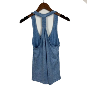Débardeurs en tricot pour femmes, couleur unie, dos froncé, respirant, col rond, sans manches, en bleu, jaune, gris, corail - Product Image 3