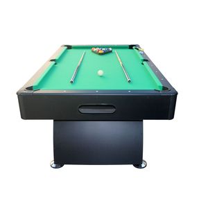 Table de billard de 7 pieds pour adultes et familles, finition noire fine, table de billard pour salle de jeux, salle à manger, salon, accessoires inclus - Product Image 3