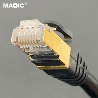 Cable Ethernet Cat7 con Conector RJ45 de 10 Gbps, Cable de Red Cat 7, Suministro de Fábrica, Personalizado, en Oferta