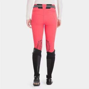 Culotte d'équitation taille haute personnalisée pour femme, longueur intégrale, couleur unie, extensible dans quatre directions, avec ceinture et logo frontal 2026 - Product Image 4