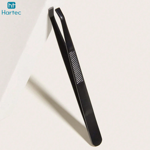 Pince à épiler pour sourcils de qualité supérieure, portable, précise, pour l'épilation, à pointe inclinée, en acier inoxydable - Product Image 5