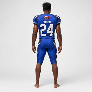 Uniforme de fútbol americano de alta calidad que ofrece un ajuste flexible, control de la humedad y comodidad confiable durante la competencia. - Product Image 2