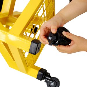 Sgabello da Meccanico Girevole Pneumatico a 360 Gradi per Carichi Pesanti con Ruote e Armadietto Portautensili Integrato - Product Image 3
