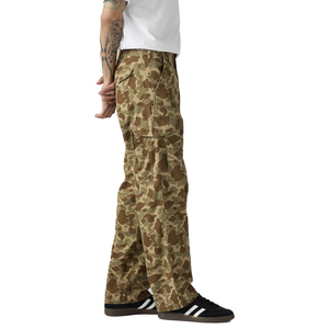 Pantalones Cargo de Moda para Hombre, Corte Holgado, Estampado Camuflaje Ripstop, Pierna Ancha, Múltiples Bolsillos, Ropa Urbana y de Trabajo Personalizada, Fabricante OEM - Product Image 5