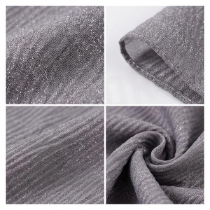 Chal de Seda para Mujer, Color Sólido, Tejido Jacquard Largo, Ligero, para Uso Diario en Todas las Estaciones - Product Image 5