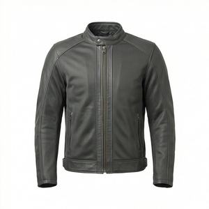 Chaqueta de Motociclista de Cuero Genuino para Hombre de la Mejor Calidad, Nueva Colección de Invierno, Chaquetas de Motocicleta con Protecciones Desmontables Personalizadas - Product Image 1