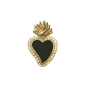 Placa de Pared de Metal Dorado Hecha a Mano con Sagrado Corazón, Ex-Voto Milagro, Adorno Religioso Católico para Altar, Decoración Vintage para el Hogar, Venta al por Mayor - Product Image 5
