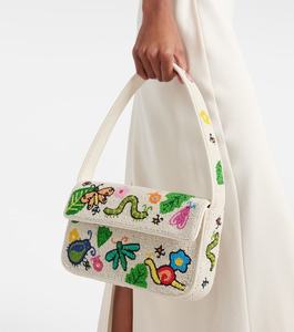 Luxury Handmade Beaded Embroidery Giraffe Shoulder Bag Vintage Style Beaded for <b>Purse</b> Women Artisanal Evening Handbags in 2026 - Product Image 3