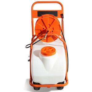 Electric 15 Gallon Lawn <b>Sprayer</b> with 8 Nozzles 2 Wands 0-90 PSI Adjustable Pressure Battery <b>Powered</b> Cart <b>Sprayer</b> with Wheels - Product Image 6