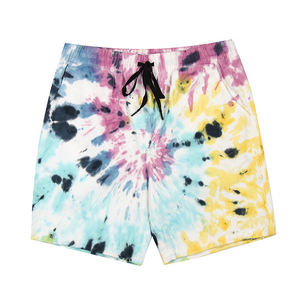 Pantalones Cortos de Moda para Hombre, Tie Dye, Poliéster/Algodón, Logotipo Personalizado, Cintura Elástica, Ropa Casual de Calle, Ropa de Verano Ecológica - Product Image 2