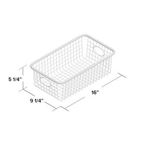 Cesta de Almacenamiento de Metal con Recubrimiento en Polvo Resistente a la Oxidación, Elegante Solución de Almacenamiento para el Hogar - Product Image 3