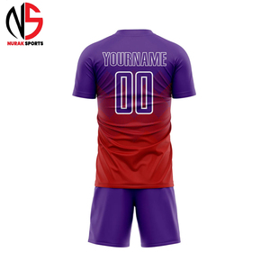 Maillot de football unisexe personnalisé à manches courtes, léger, respirant et à séchage rapide, par Nurak – Produit de qualité supérieure en 2026 - Product Image 3