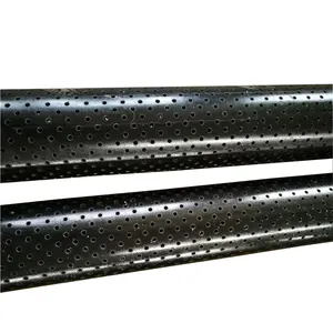 Spiral welded screen pipe oil screen pipe perforated steel pipe for dewatering wells