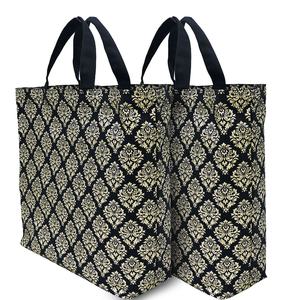 Bolsa de compras multiusos de algodón elegante hecha a mano en Bengala Occidental, India - Product Image 6