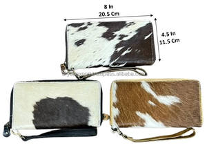 New 2025 Premium Quality Designer Cowhide Leather Clutch Genuine Leather Long Wristlet <b>Wallet</b> for Women <b>Zip</b> Around Clutch Purse - Product Image 2