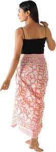 Women Minimalist <b>Sheer</b> Chiffon Pareo Wrap <b>Bikini</b> Beach Cover Up - Product Image 3