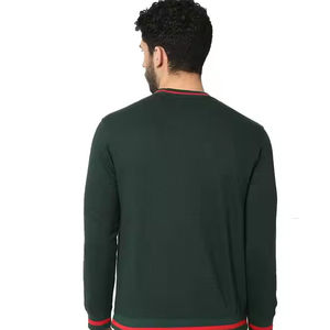Sudadera para hombre de manga larga, 100% algodón, forro polar térmico, cuello redondo, hecha en Pakistán, transpirable. - Product Image 2