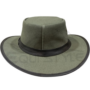 Sombreros Safari de Algodón Verde Oliva de Ala Ancha, Unisex, Ligeros, para Verano, Senderismo, Viajes, Protección Solar - Product Image 2