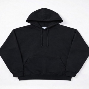 Sweat à capuche en polaire de luxe 300 GSM |   Pull-over uni anti-boulochage 80/20 coton |   Sweat-shirts unisexes personnalisés avec logo, toucher doux de qualité supérieure - Product Image 5
