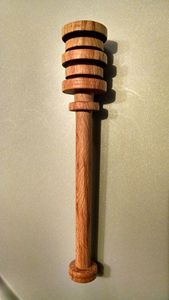 Bâtonnet à miel réutilisable en bois fait main de luxe pour pot de miel, cuisine, salle à manger et service du petit-déjeuner - Product Image 3