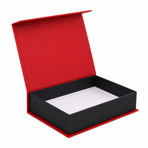 <b>Black</b> Box Foil Hot Stamping Sliver Luxury Jewelry Packaging Eco-Friendly Biodegradable Rigid <b>Boxes</b> Customized Paperboard - Product Image 2