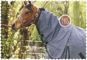 Couverture pour chevaux en toile imperméable de style néo-zélandais 16 oz, économique, doublée de laine pour l'hiver, avec doublure en toile imperméable 16 oz - Product Image 4