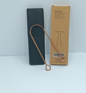Nouvel outil de nettoyage de la langue de qualité supérieure, gratte-langue en cuivre pour l'élimination des bactéries, outil d'hygiène buccale pour hôpital - Product Image 5