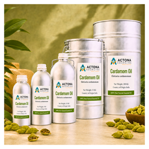 Aceite de Cardamomo Puro y Natural al por Mayor, Extracto de Especias Destilado al Vapor para Formulaciones Cosméticas - Product Image 5