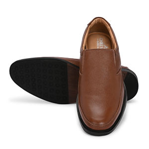 Chaussures d'affaires en cuir véritable pour hommes, chaussures de bureau formelles, en cuir de vache souple, confortables, à lacets - Product Image 4