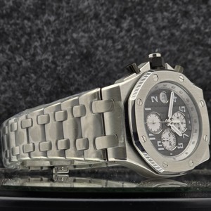 Montre-bracelet de luxe pour homme en acier inoxydable, chronographe à quartz, personnalisable avec logo, vente en gros - Product Image 5