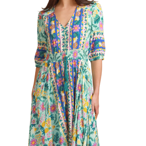 Vestido Maxi de Manga Abullonada para Mujer, Elegante para el Verano - Product Image 5