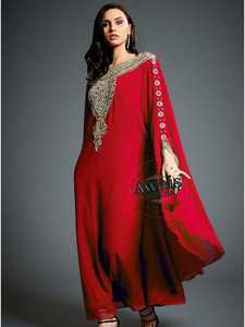 Wholesale Ethnic Wedding Evening Party Wear <b>Kaftan</b> Long Sleeve Floor Length Lightweight <b>Plus</b> <b>Size</b> Polyester Handmade Sequined - Product Image 6