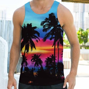 Camiseta sin Mangas Sublimada para Hombre, Ligera, Fácil de Usar, Transpirable y Cómoda, con Material Duradero, de Última Tendencia - Product Image 2
