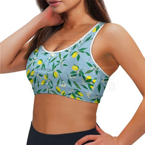 Soutien-gorge de sport personnalisé à sublimation pour femme, imprimé attrayant, vêtements de fitness commerciaux pour la meilleure vente - Product Image 3