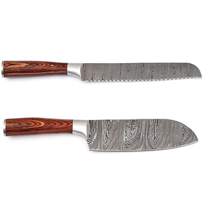 Premium Quality Damascus Steel Chef <b>Knife</b> <b>Set</b> Japanese Style Kitchen <b>Knife</b> with Wood & Resin Hybrid Handle Chef <b>Set</b> for Sale - Product Image 2