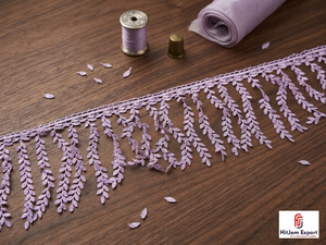 Fabricante de Tela de Encaje con Flecos Personalizados, Encaje de Pestañas, Tela de Encaje para Vestidos de Novia, Proveedor Mayorista - Product Image 6