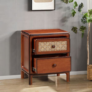 Top Choice Layton Wooden <b>Bedside</b> <b>Table</b> 2 Drawers Bedroom Furniture Bedroom Set Carton Packaging From Vietnamese Direct Supplier - Product Image 1
