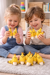 Jouet alimentaire en feutre de laine doux fait main pour enfants - Jouet de cuisine d'imitation en feutre de laine en forme de banane - Product Image 3