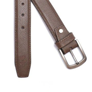 Ceintures en cuir marron de haute qualité avec boucle en alliage pour hommes, ceinture en cuir véritable de qualité supérieure, élégante, durable et réglable pour les tenues de bureau - Product Image 4