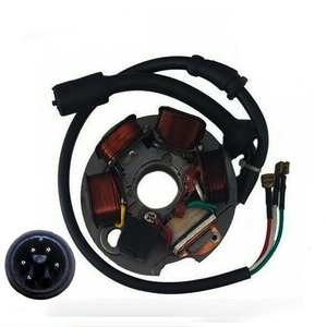 Stator magnéto bobine générateur cinq broches Piaggio 497651 Piaggio OEM pour Ape 50cc Original moto Scooter trois roues Vespa - Product Image 1