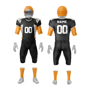 Uniforme de Fútbol Americano Personalizable, Transpirable, de Alta Calidad y Bajo Precio, Hecho de 100% Poliéster - Product Image 4